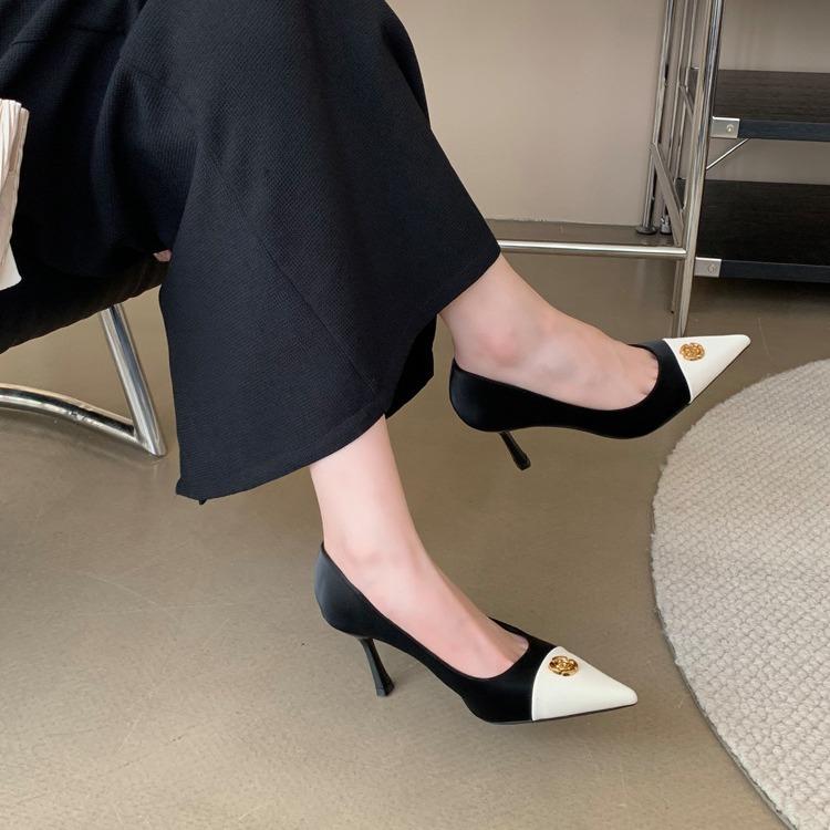 Women’s High Heel Dress Pumps Pointed Closed Toe Shoes Classic Office Party Dressy Casual Wedding Pump Shoes for Women Stilettos Heels Pumps Shoes