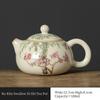 180ml Ru Kiln Ceramic Teapot Swallow Xishi Teapot Exquisite Tea Pot Can Raise Tea Ceremony Household Tea Maker Kungfu Tea Set