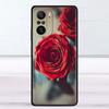 Pouzdro pro Xiaomi Redmi Note 11 9S 10 9 8 7 9A 9C 9i K40 8T 10C 9T K50 silikonové pouzdro jasně červené květy růže