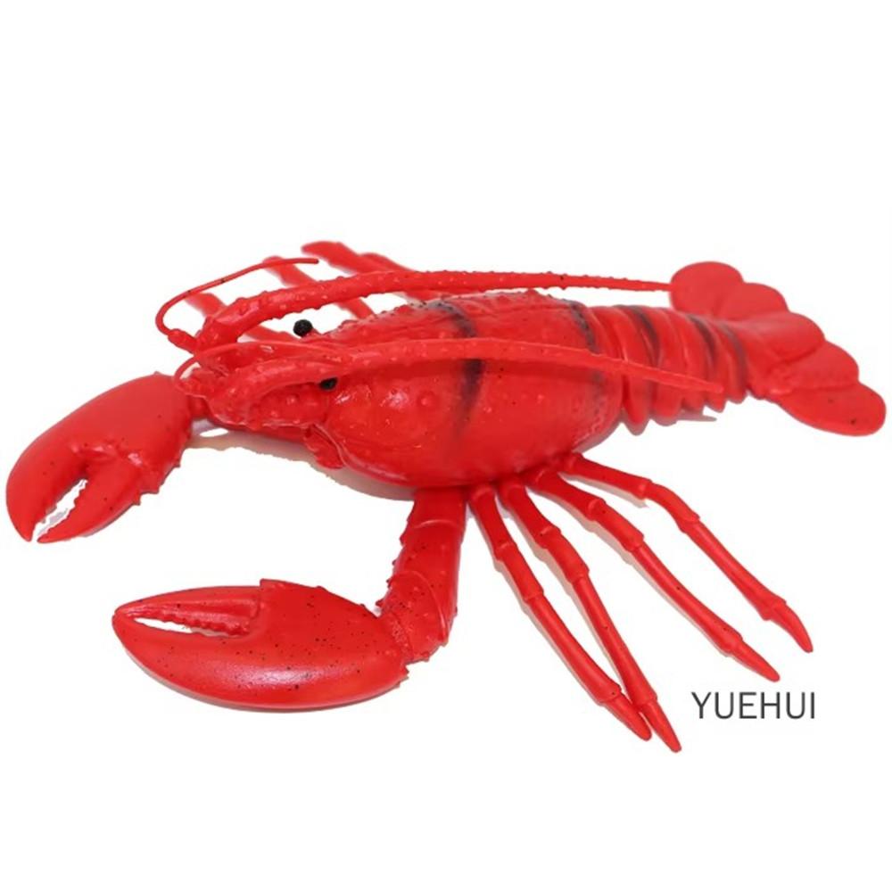 Simulation Lobster Crab Model Marine Animal Toy Plastic Large Lobster Props Early Education Toy Ornaments Simulated Seafood