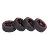 4PCS 1Celsius10 Rubber Tires for RC Racing Car, Rubber and Foam, Compatible with   HPI, Diameter 65mm for RC Cars