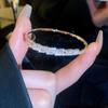 Gold-Plated Zircon Sun & Heart Bracelet: Stylish, Versatile, Elegant Light Luxury Jewelry for Women.