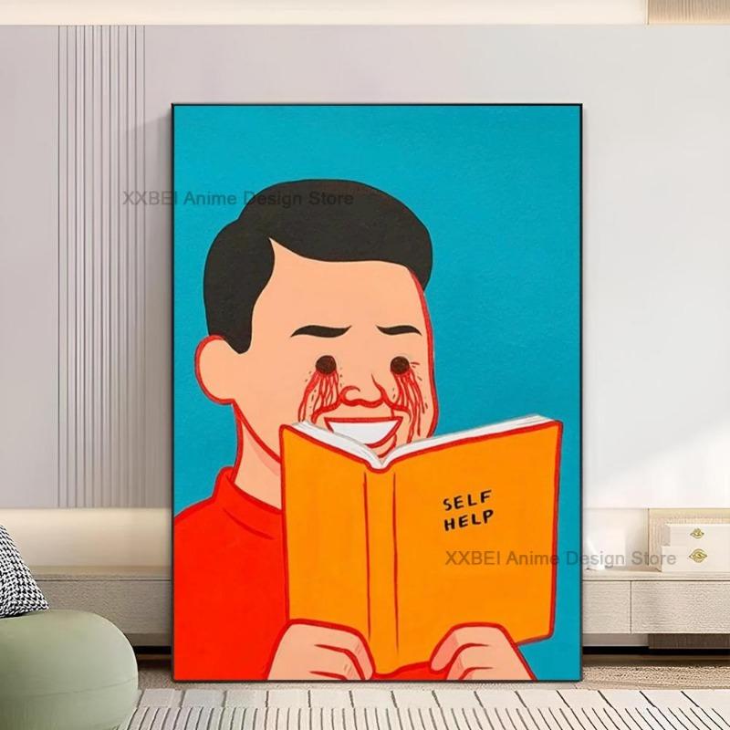 1ks Moderní Joan Cornella Humor Citáty Plakát Samolepka Ložnice Pracovna Nástěnné Umění Závěsný Obraz Dekorace Vysoce Kvalitní Tištěný Materiál
