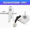 Refrigerator Cooling Fan Motor 50240401000K DC12V 4.5W Freezer Fridge Fan Replacement Parts