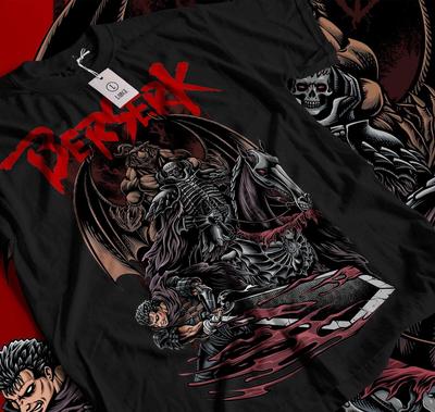 Maglietta Berserk, Maglietta Guts, Maglietta Anime, Manga, Giapponese, Estetico, Regalo Unisex 507