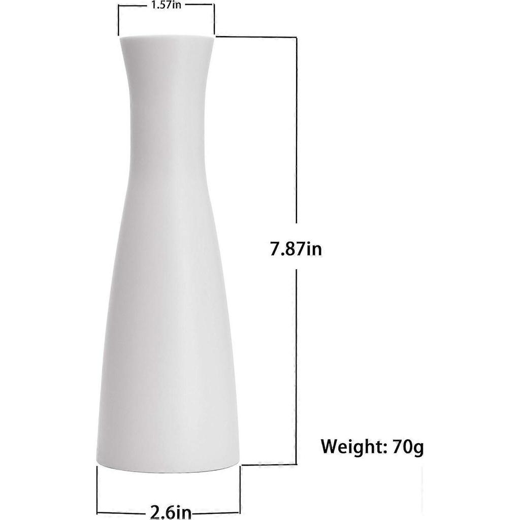Tall Tapered Plastic Flower Vase, Small Bud, Decorative Flower Vase, Home Decoration, Centerpieces, Bouquet Arranging, Connected Tubes (Wide Vase)