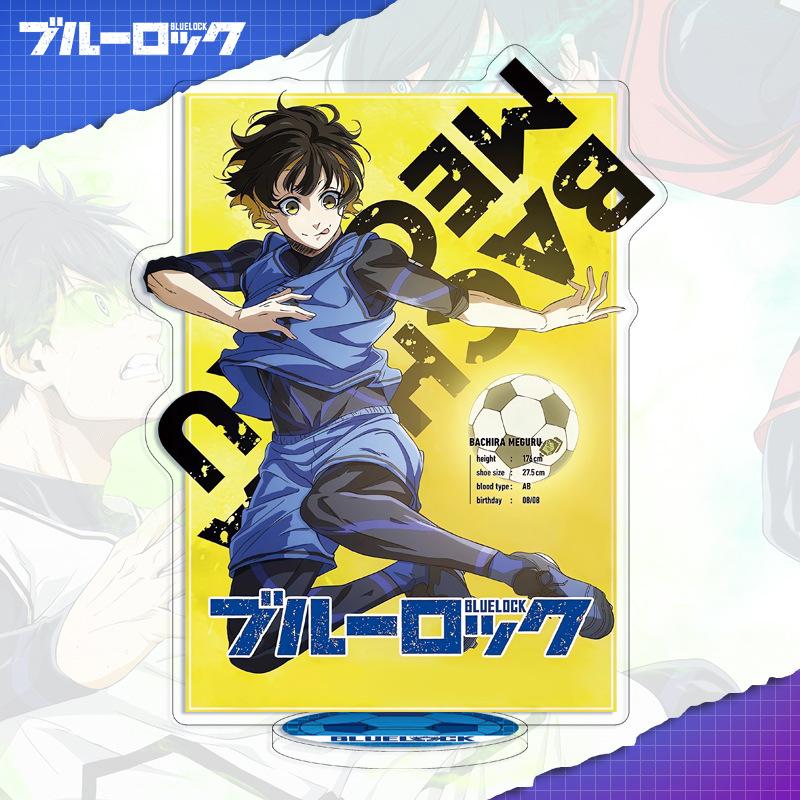 Standee Prigione Blu 16cm Fronte-Retro HD Anime Segno Acrilico Standing Standee