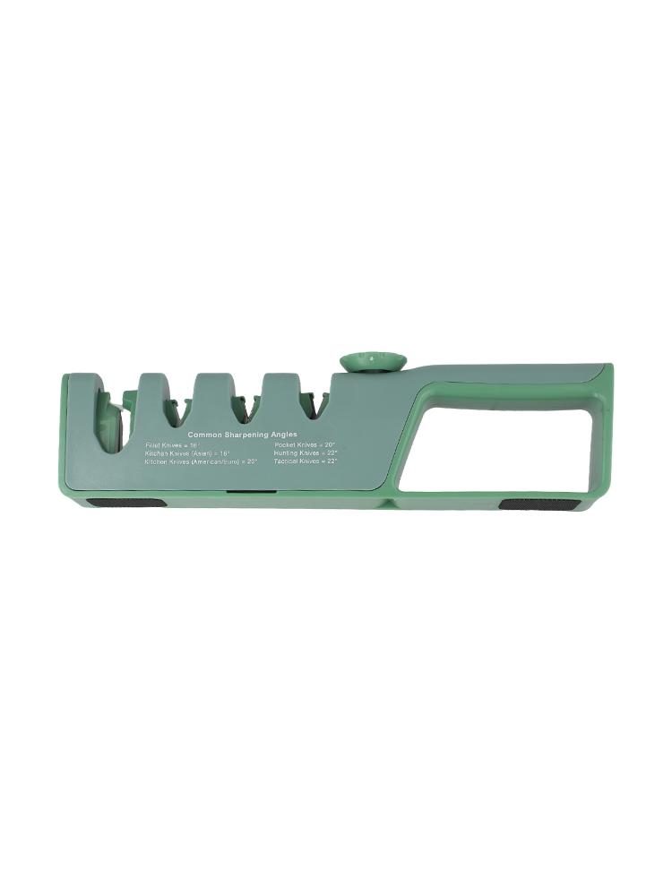 For Home Cooking 4 Slot Sharpener For Professional Use White Holder Solid ABS Plastic Ergonomic Handle High-Quality Materials