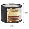 New Hat Box Convenient Round Travel Hat Box Organizer Wear-Resistant Hat Organizer Hat Storage Organizer