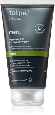 

Гель для умывания лица Tołpa Dermo Men Pure с активированным углем TU прозрачный