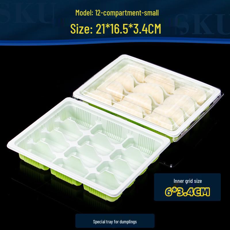

Disposable Plastic Partitioned Food Storage Box