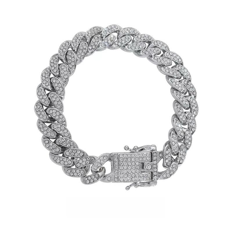 Bracelet homme, bracelet cubain, tendance, sophistiqué, à la mode, style européen, niche, accessoire design personnalisé