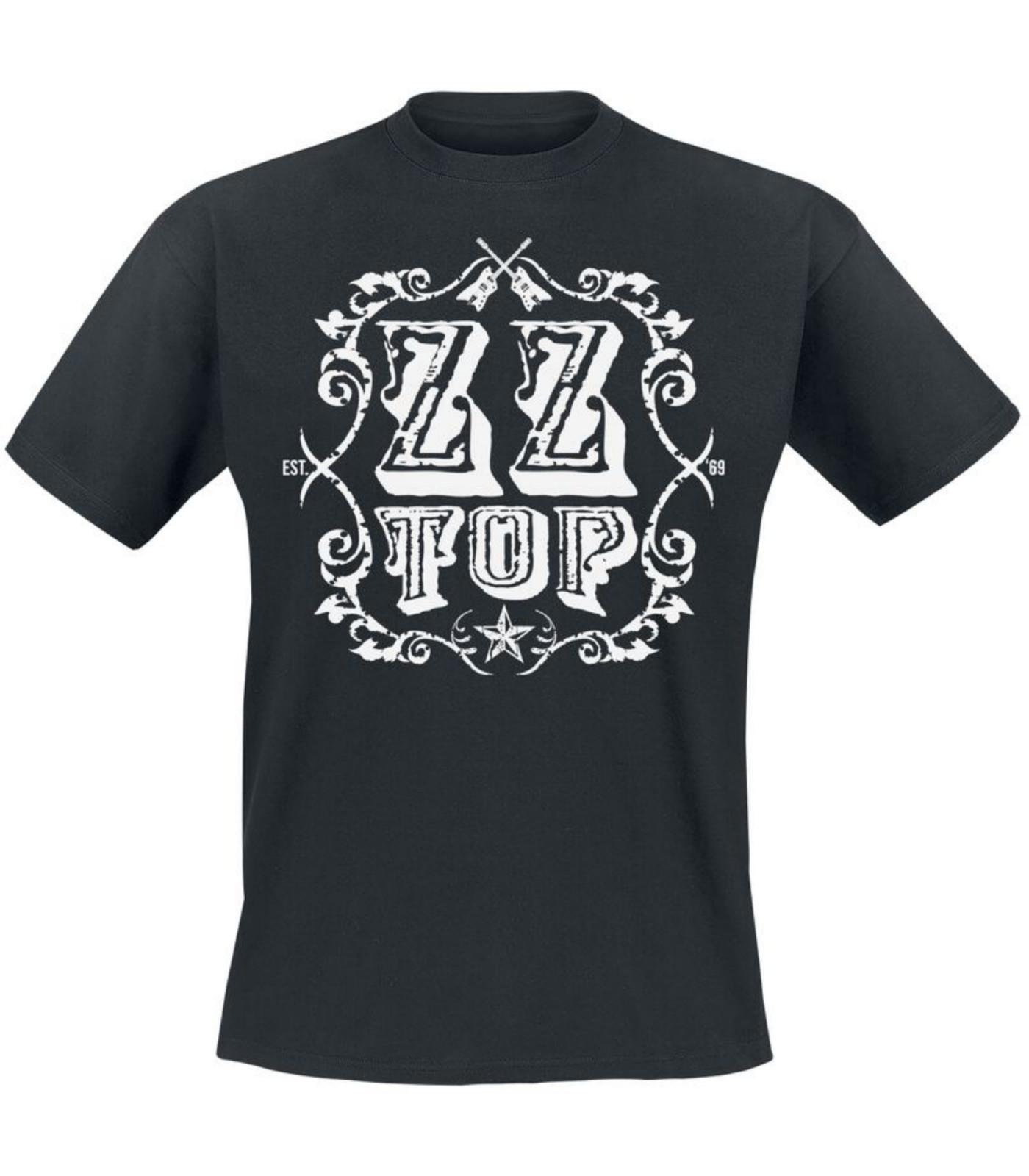 

Can t Stop Rockin T-Shirt Mens Womens Tees Top black by ZZ Top Men Round Neck 100% Cotton 3XL