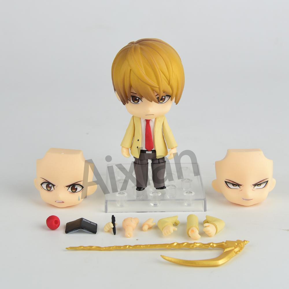 Aixlan#1160#1200 DEATH NOTE Figure Yagami Light Adorable Edition 10CM L·Lawliet POLYVINYL CHLORIDE Action Figure Amine Toygift Collector-Worthy