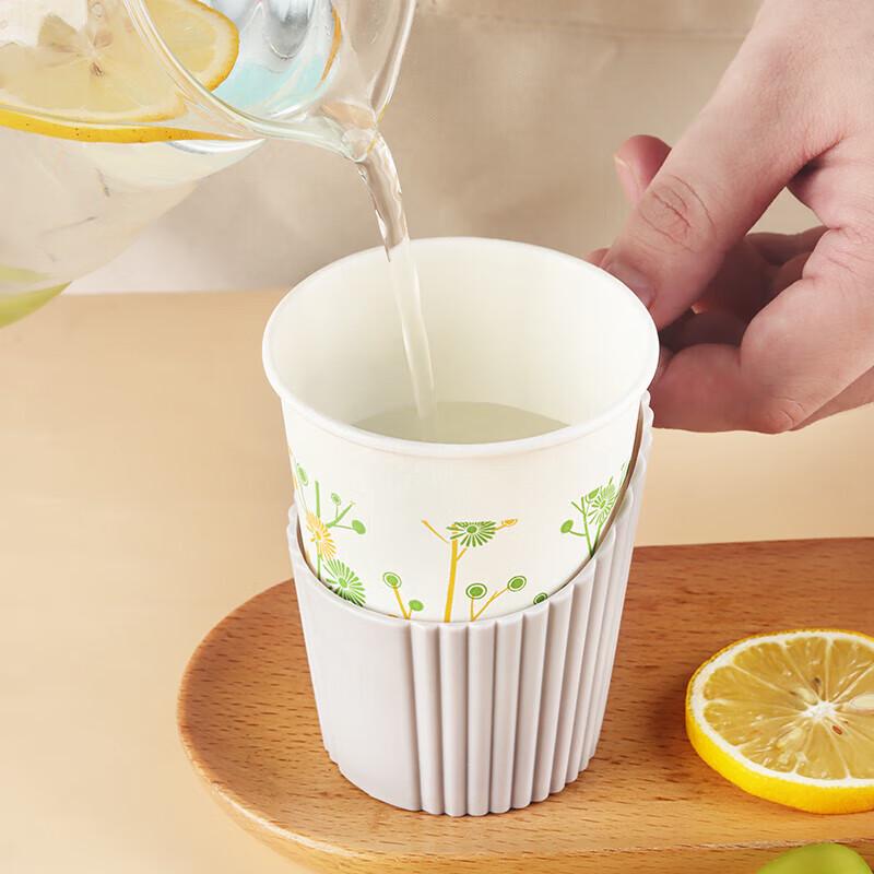 Baijie Insulated Disposable Paper Cup Holders (12-Pack)