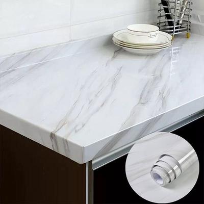 80cm Kitchen Oil Sticker Self-adhesive Marble Pattern Waterproof Cabinet Stove Countertop Wallpaper Desktop Bathroom Renovation