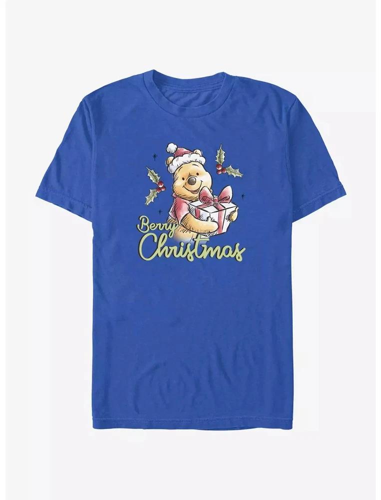 Winnie The Pooh Berry Christmas Tshirt S