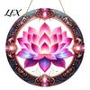 Decorative Bird Ornament for Window Colorful Hummingbird Wall Hanging Decoration, Stained Acrylic Suncatcher Decor Decor, Pendant with Rope