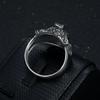 New Punk Ring Retro Clown Head Three-dimensional Engraving Men's Ring