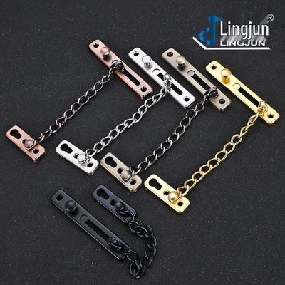Stainless Steel Hotel Room Anti-Theft Sliding Door Chain Lock