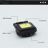 Strong Light Portable Mini Keychain Small Flashlight Charging Camping Work Light Multifunctional Auto Repair Portable Light LED