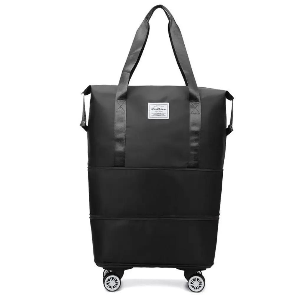 Universal wheel expandable luggage Large capacity dry and wet separation storage travel fitness bag lightweight luggage