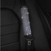 Bling Bling Rhinestones Crystal Car Handbrake Cover Gear Shift Collars Cover Seat Belt Cover Pad Car Accessories Interior Woman