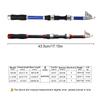 Telescopic Rock Fishing Rod 1.8M/2.1M/2.4M Spinning Fly Carp Feeder Carbon Fiber Mini Travel Ultra Light Fly Fishing Rod Pesca