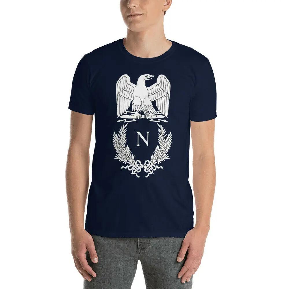 T-shirt Napoleon Bonaparte Aquila 100% Cotone Girocollo Estiva Manica Corta Casual da Uomo Taglia S-3XL