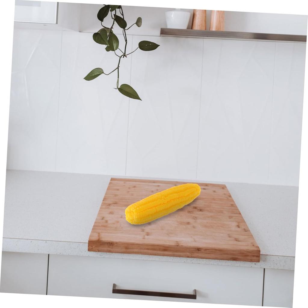 Garneck Simulation Corn Faux Plants Fall Decorations for Home Water Table Decorative Realistic Vegetable Artificial Vegetable Fake Ornament PVC