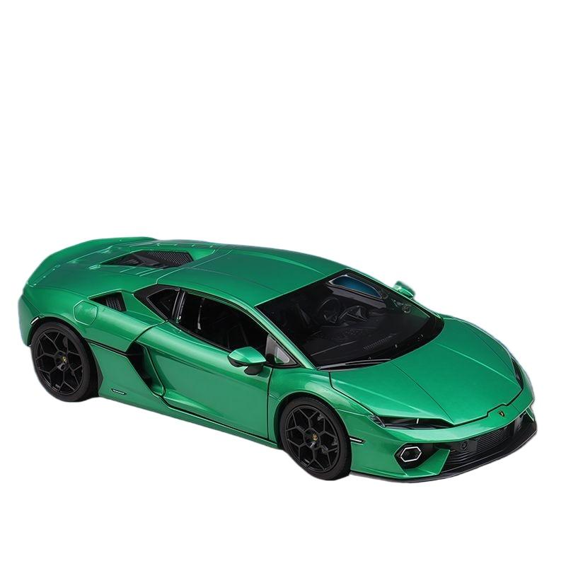 WELLY 1/24 Lamborghini Temerario Alloy Scale Car Model Diecast Metal Static Collection Children Birthday Toy Car Vehicles Gifts