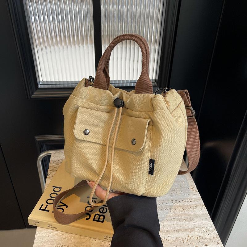 

Полотняна сумка жіноча нова літня мода 2024 іноземна повсякденна сумка через плече сумочка корейська версія універсальна сумка-месенджер хакі