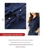 2115501-Retro Slimming Denim Waist-Cinch Dress for Autumn/Winter 2022