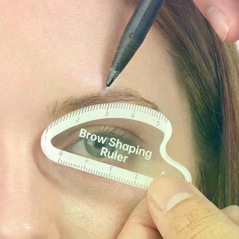 1PC Brow Mapping Ruler Eyebrow Shaping Ruler 1 Minute Fast Drawing Design Brow Easy Tool Microblading Permanent Mekup Stencils
