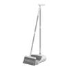 Foldable Broom Dustpan Set Home Use Soft Bristle Hair-Resistant Cleaning Tool Plastic Stainless Steel