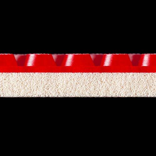 Butterfly Tischtennisbelag, Impartial XS, Tischweich, Spannung (Rotieren), 00420, Rot, Dick