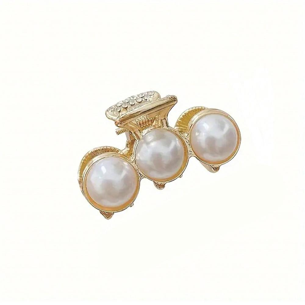 1pc Pearls Hair Claw Clips Makeup Hair Styling Barrettes for Women Hair Accessories