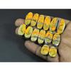 Natural Bumble Bee Jasper Matched Pair Oval Cabochon Gemstone 07 Pair Lot C-3522