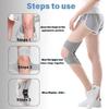 2Pcs Knee Brace Support, Adjustable Protector for Meniscus Injury Recovery, Walking Stability