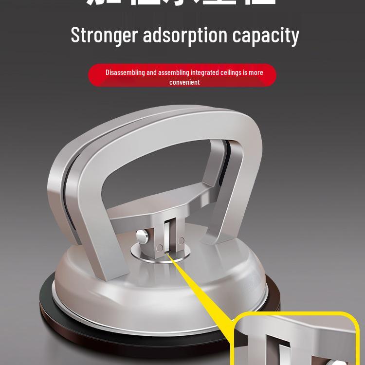 Aluminum Buckle Suction Cup Lifter for Ceiling, Tile, and Glass Installation