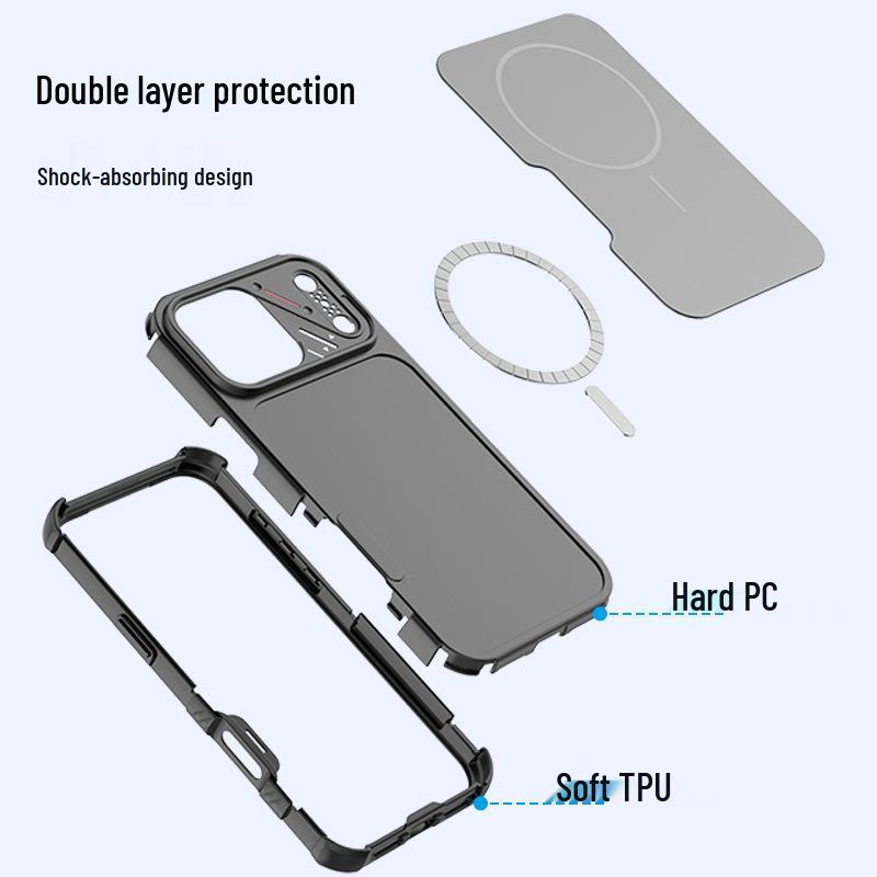 Magnetic Anti-Drop Phone Case for iPhone 13-17 Pro Max
