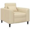 Armchair Cream Fabric