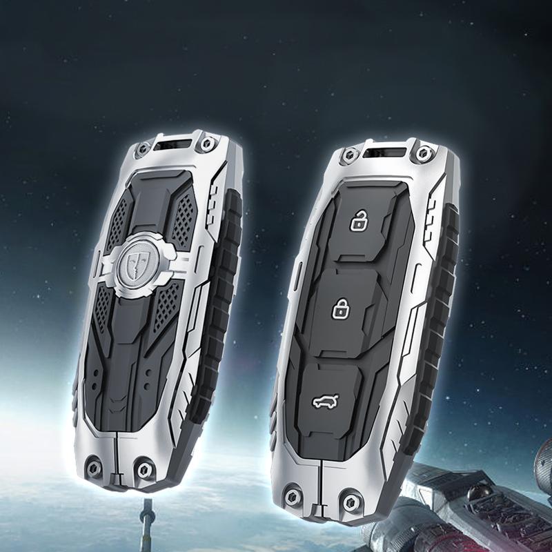 For LIXIANG L9 L8 L7 L6/MEGA MAX ONE Car Special Protective Case Buckle Galvanized Alloy Silicone Car Key Cover Case accessories