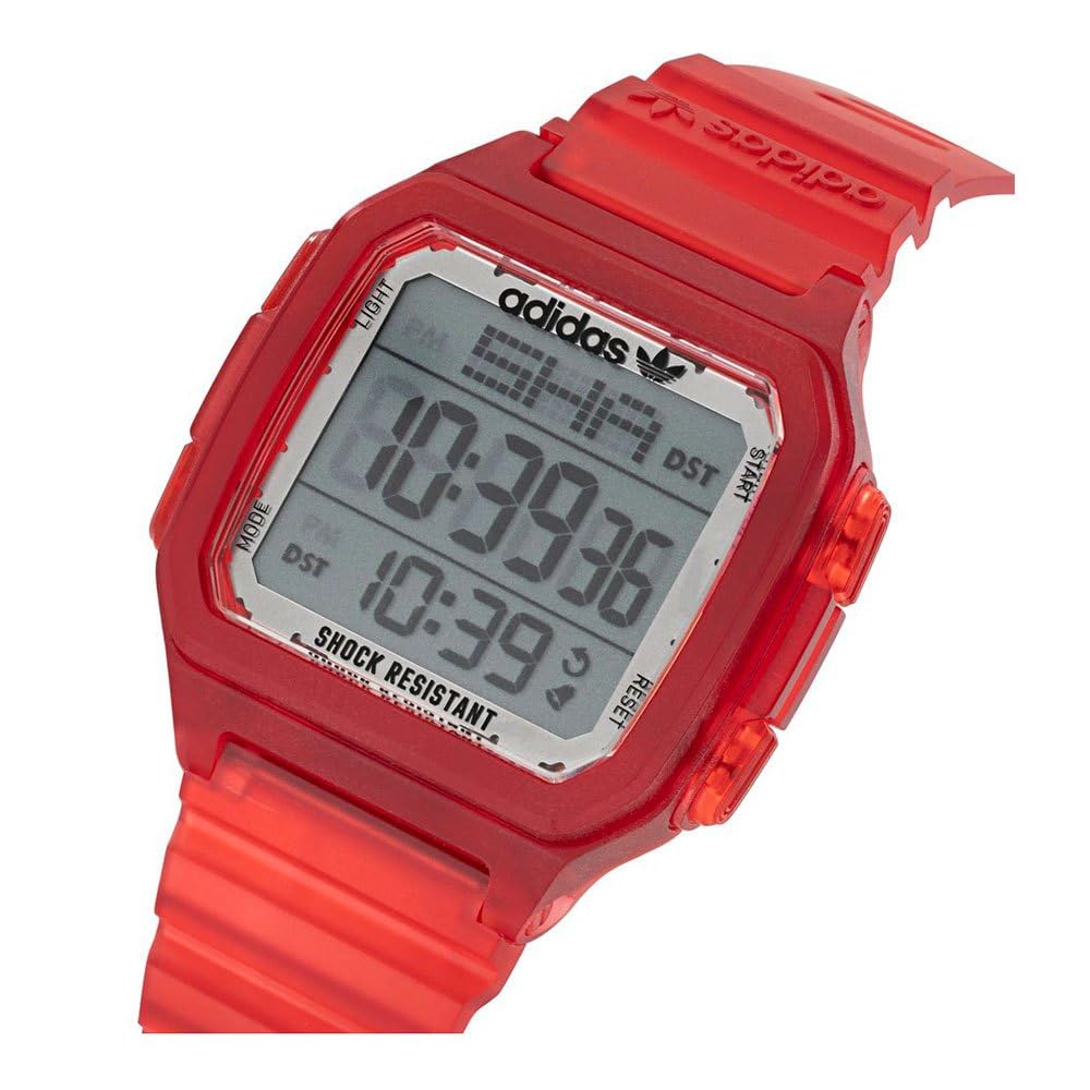 Originals Adidas unisex wristwatch DIGITAL ONE GMT AOST22051 Red [adidas watch] [Used]