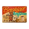 1pc Sandwiches Dlicious Burgers Pizza Hot Dog Fast Food Metal Signs, Retro Wall Decor for Home Kitchen Restaurant Bar 12x8 Inch