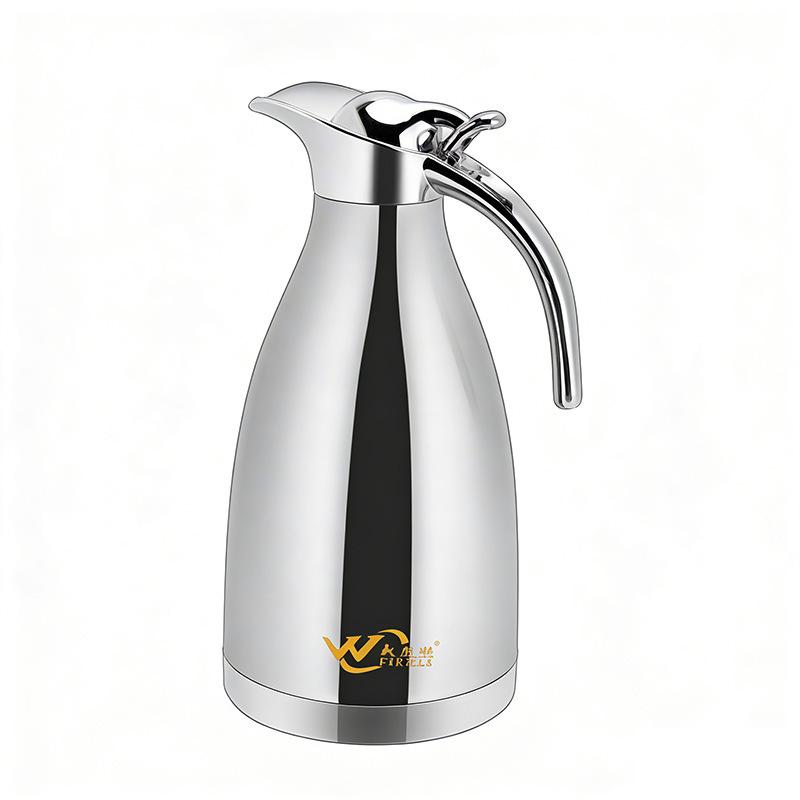 2L European Style 304 Stainless Steel Vacuum Insulated Coffee Pot 2.0L