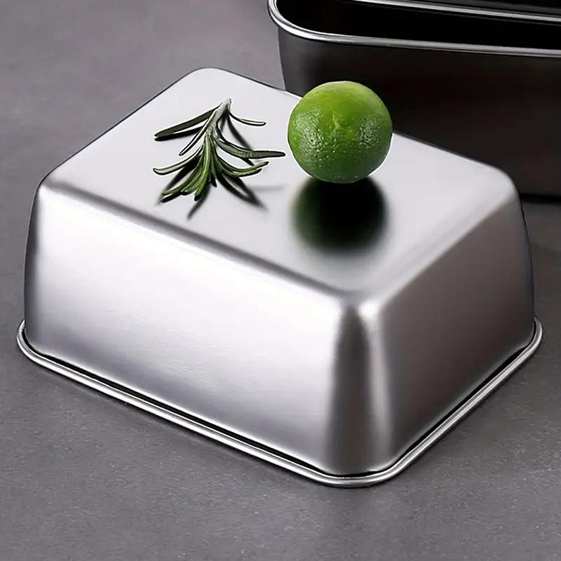 Stainless Steel Refrigerator Food Preservation Box Fruit Bento Meat Airtight Storage Box Kitchen Storage Container Food Storage