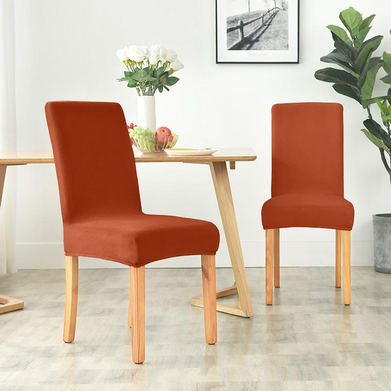 Cover Velvet Chair, Thick Copper Red Velvet