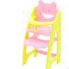 Dollhouse High Chair 1/12 Scale Adorable Realistic Doll House Accessories Furniture Model for