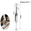 Alloy Steel Square Hole Drill Bit Power Tool 1/4(6.4mm)5/16(8mm)3/8(9.5mm)1/2(12.7mm)14mm(0.55in)16mm(0.63in) Mortiser Drill Bit